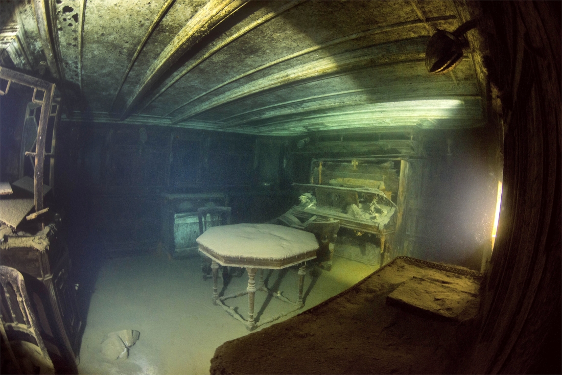 Фотографии затонувшего корабля Титаника