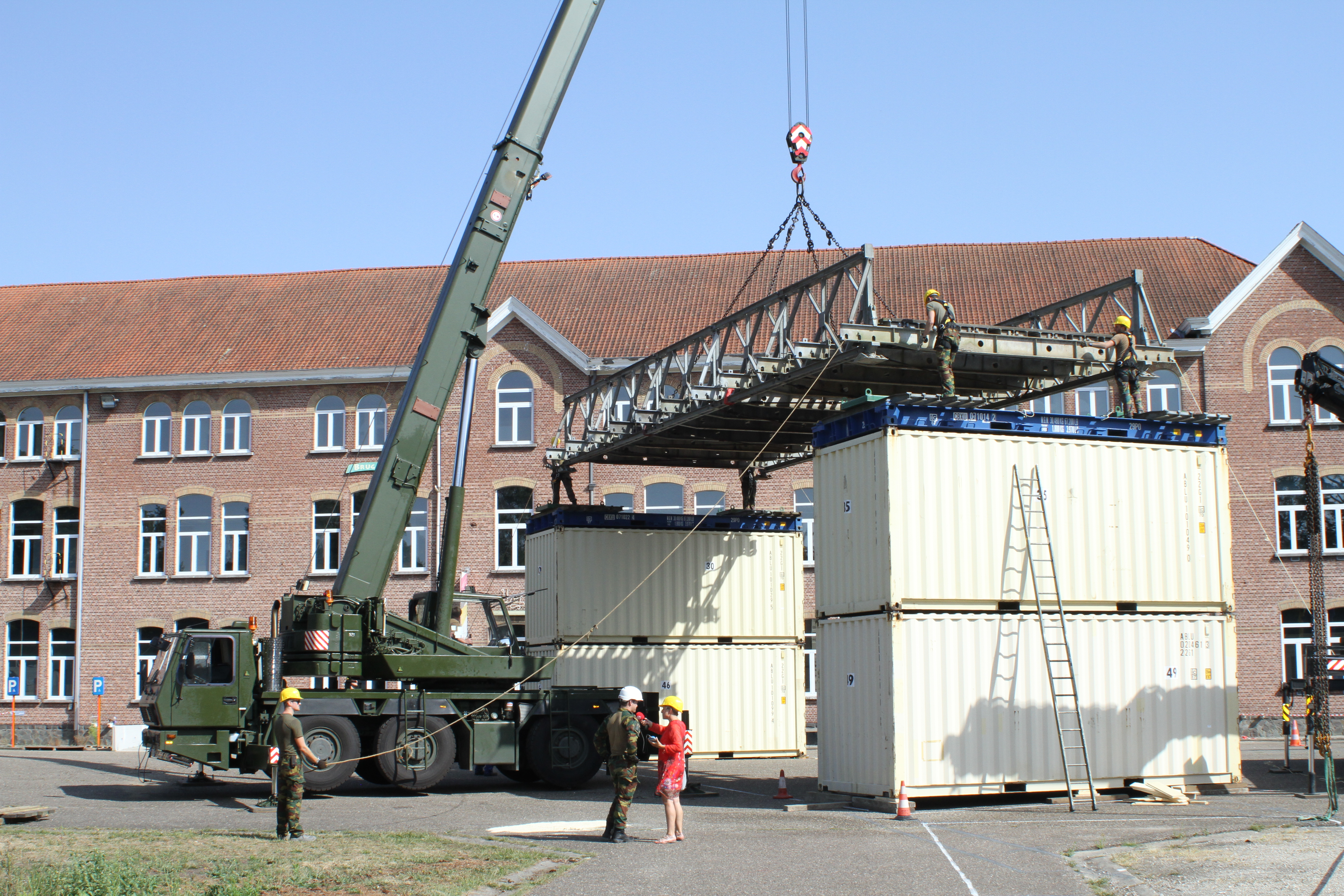 Bailleybrug opgesteld voor de Grote Rappèl ² (Leopoldsburg