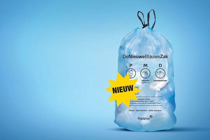 plastic alleen maar welkom in blauwe zak op containerpark | Het Belang van Mobile