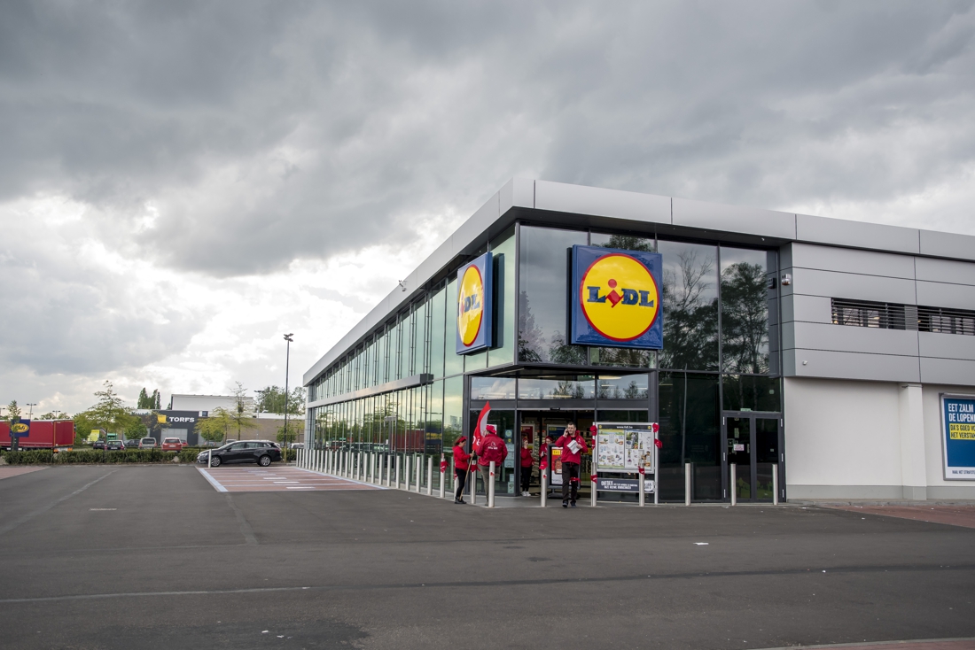 Strike at Lidl: half of Limburg shops remain closed (Genk)