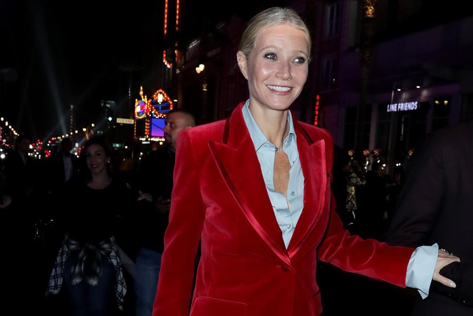 Spot the differences: Gwyneth Paltrow wears the same outfit…