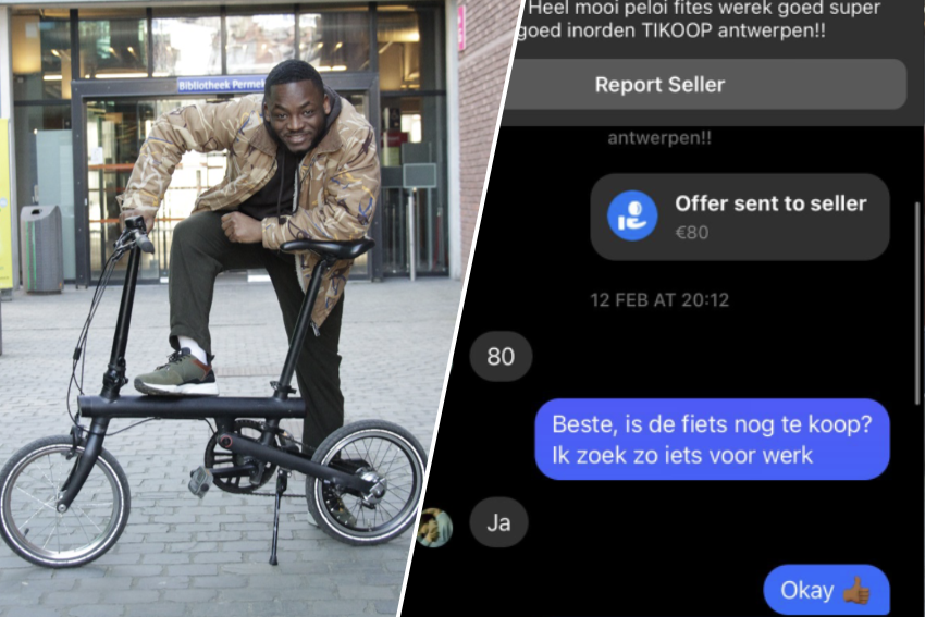 Freedom (21) 'kocht' zijn gestolen fiets terug Facebook: “Ik wist meteen dat het de mijne was” (Antwerpen) | Het Belang van Limburg Mobile