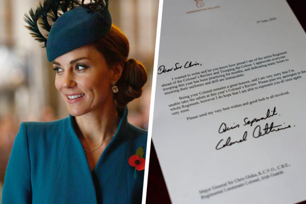 Kate Middleton writes shifting letter to British troops: “I am sorry I can not say goodbye”