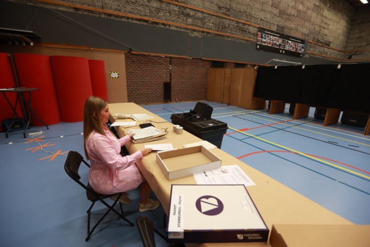 Hoe gaat het eraan toe in het grootste stemlokaal van Hasselt? “Te hard aan papiertje trekken laat computers haperen”